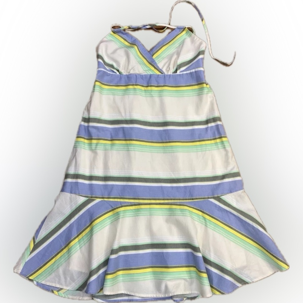 NWOT Striped Halter Sundress, size M